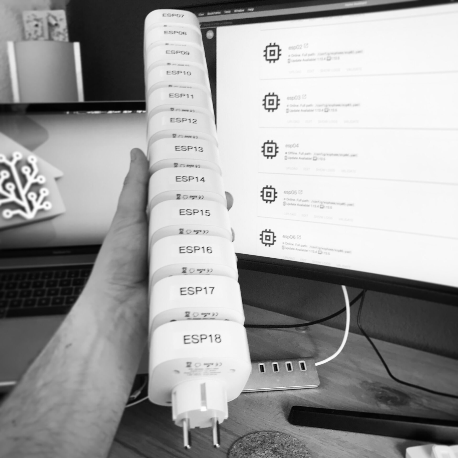 Calibrating an ESPHome flashed power plug