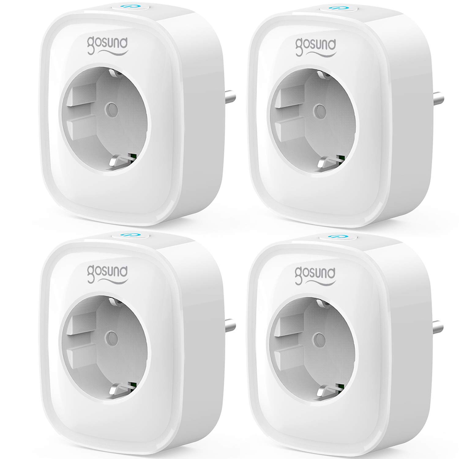 Picture showing 4 gosund wall plugs