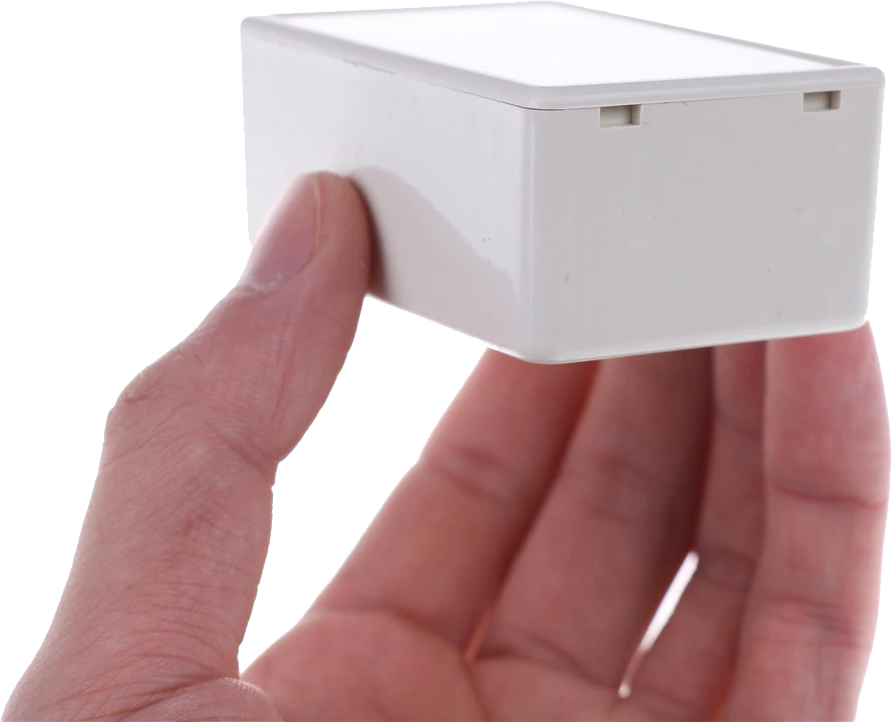 Product image showing a small project box