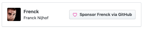 赞助弗伦克通过Github赞助商
